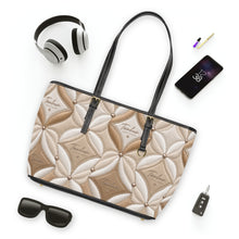 Load image into Gallery viewer, Tan Tea Design PU Leather Shoulder Bag
