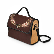 Load image into Gallery viewer, Traveling Flower Waterproof Canvas Bag
