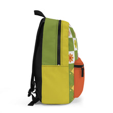 Load image into Gallery viewer, Vibrant Green Orange Chain Backpack
