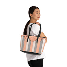 Load image into Gallery viewer, Pink Grey Tea PU Leather Shoulder Bag
