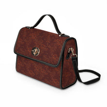 Load image into Gallery viewer, Brown Zillion Flowers Waterproof Canvas Bag

