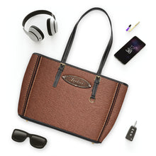 Load image into Gallery viewer, Brown Lux LPU Leather Shoulder Bag
