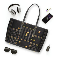 Load image into Gallery viewer, Black shine 3 PU Leather Shoulder Bag
