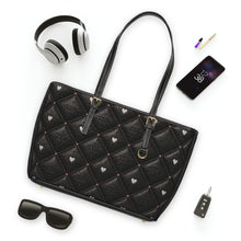 Load image into Gallery viewer, Black Heart 3T PU Leather Shoulder Bag
