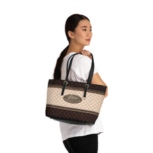 Load image into Gallery viewer, Brown Pie PU Leather Shoulder Bag
