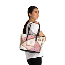 Load image into Gallery viewer, Pink Flowing Tea PU Leather Shoulder Bag
