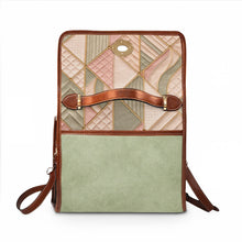 Load image into Gallery viewer, Delicate Green Waterproof Canvas Bag
