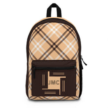 Load image into Gallery viewer, Just Me Creations Brown Style Backpack
