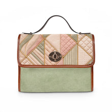 Load image into Gallery viewer, Delicate Green Waterproof Canvas Bag
