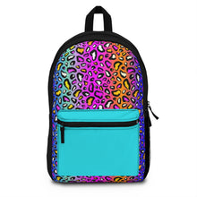 Load image into Gallery viewer, Rainbow Leopard Backpack
