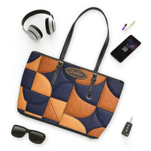 Load image into Gallery viewer, Blue Sunshine PU Leather Shoulder Bag
