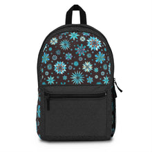 Load image into Gallery viewer, Blue Snow Flowers Backpack
