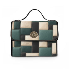 Load image into Gallery viewer, Jill Teal Waterproof Canvas Bag
