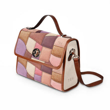 Load image into Gallery viewer, Beauty Patch Work Waterproof Canvas Bag

