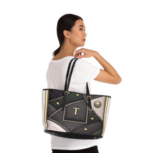 Load image into Gallery viewer, Black Tea 22 PU Leather Shoulder Bag
