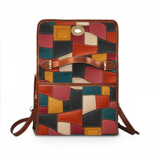 Load image into Gallery viewer, Patch Work Waterproof Canvas Bag
