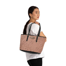 Load image into Gallery viewer, Brown Travel Flowers PU Leather Shoulder Bag

