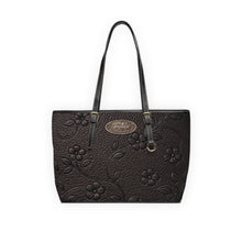 Load image into Gallery viewer, Black Wild Flower 13 PU Leather Shoulder Bag
