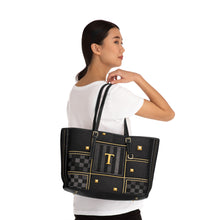 Load image into Gallery viewer, Black shine 3 PU Leather Shoulder Bag
