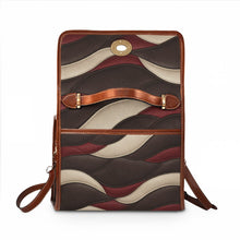 Load image into Gallery viewer, Flowing Brown 4 Waterproof Canvas Bag
