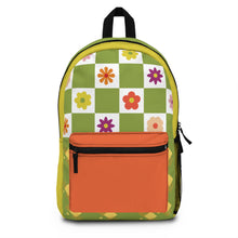 Load image into Gallery viewer, Vibrant Green Orange Chain Backpack
