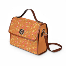 Load image into Gallery viewer, Orange Bloom Waterproof Canvas Bag
