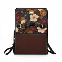 Load image into Gallery viewer, Flower Flap Waterproof Canvas Bag
