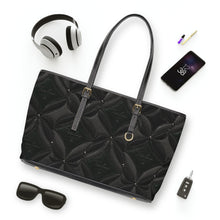 Load image into Gallery viewer, Dark Tea Clover PU Leather Shoulder Bag
