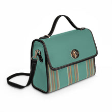 Load image into Gallery viewer, Blue Wave Waterproof Canvas Bag
