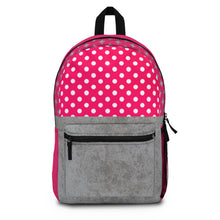 Load image into Gallery viewer, Pink Polk-a-Dot Backpack
