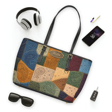 Load image into Gallery viewer, Blue Patch PU Leather Shoulder Bag
