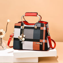 Load image into Gallery viewer, Checkered Design Women's Bag - Satchel Portable Shoulder Crossbody Handbag
