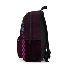 Load image into Gallery viewer, A Splash of Purple Floral Backpack
