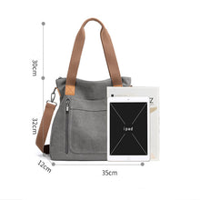 Load image into Gallery viewer, Women Totes All-match Portable Large-capacity Female Canvas Bag Female Casual Shoulder Bags
