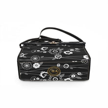 Load image into Gallery viewer, Black Wild Flowers 7 Waterproof Canvas Bag
