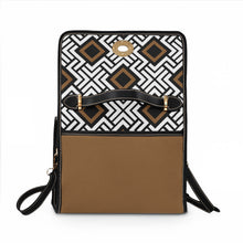 Load image into Gallery viewer, Splash of Brown Waterproof Canvas Bag
