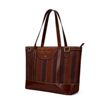 Load image into Gallery viewer, Brown Shine Tealux Handbag
