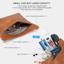 Load image into Gallery viewer, Crossbody Bags For Women With 2 Adjustable Straps Multi Pocket Small Cross Body Purse-Brown
