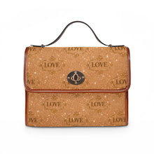 Load image into Gallery viewer, Love Gold Waterproof Canvas Bag
