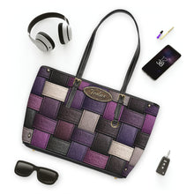 Load image into Gallery viewer, Purple Play 4  PU Leather Shoulder Bag
