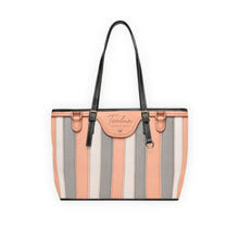 Load image into Gallery viewer, Pink Grey Tea PU Leather Shoulder Bag
