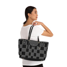 Load image into Gallery viewer, Marching Gray PU Leather Shoulder Bag

