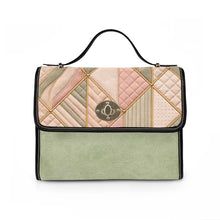 Load image into Gallery viewer, Delicate Green Waterproof Canvas Bag
