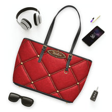 Load image into Gallery viewer, Red Fire PU Leather Shoulder Bag
