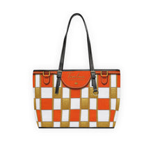 Load image into Gallery viewer, Orange Crush PU Leather Shoulder Bag

