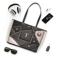 Load image into Gallery viewer, Black Tea 22 PU Leather Shoulder Bag
