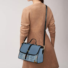Load image into Gallery viewer, Life Jean Multi-Function Leather Satchel-Black (Model 1739)
