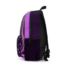 Load image into Gallery viewer, Love Print Purple Backpack
