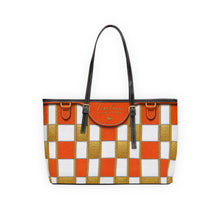 Load image into Gallery viewer, Orange Crush PU Leather Shoulder Bag
