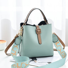 Load image into Gallery viewer, Trendy Fashion Shoulder Bag - Crossbody Foreign Trade Bucket Custom Logo Women's Messenger Bags PU Lady Bag
